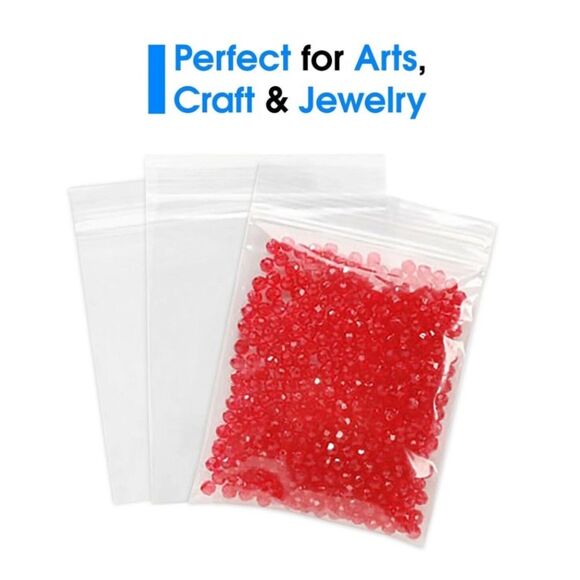 SPARTAN INDUSTRIAL Clear Resealable Zip Plastic 4"X6" Bags (Pack of 1000) NEW - Picture 3 of 7